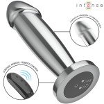 INTENSE - PLUG ANAL 10 VIBRATIONS GODE MÃTALLIQUE AVEC TÃLÃCOMMANDE M
